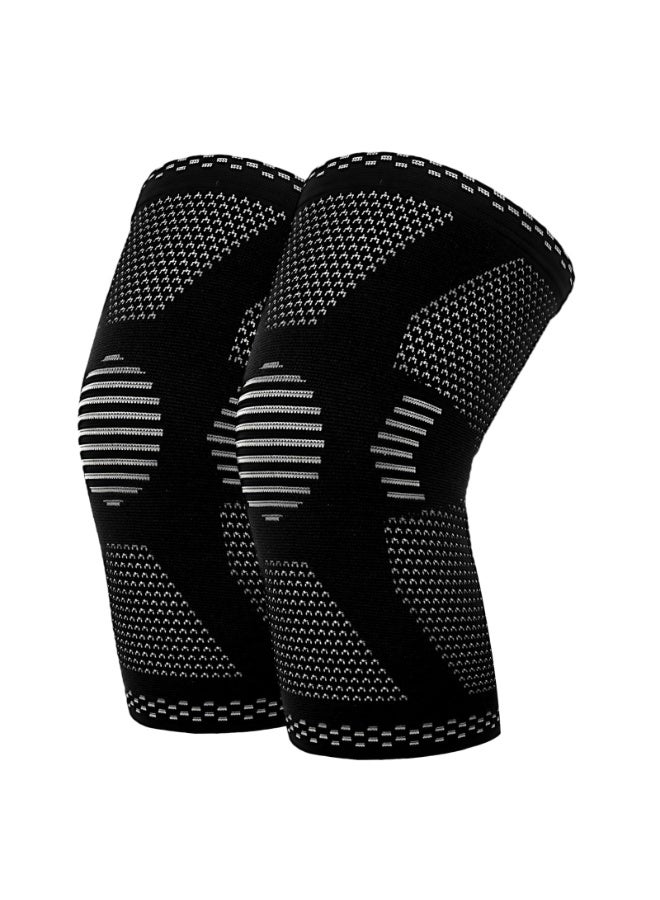 OSHIMA Active Knee Cap Support for Men & Women, Pain Relief Knee Brace Non-slip Knee Brace Compression Knee Supporte, Knee Bandage for Running Compression Knee Supporte for Joint Support Injury Recovery(L) - Image 1